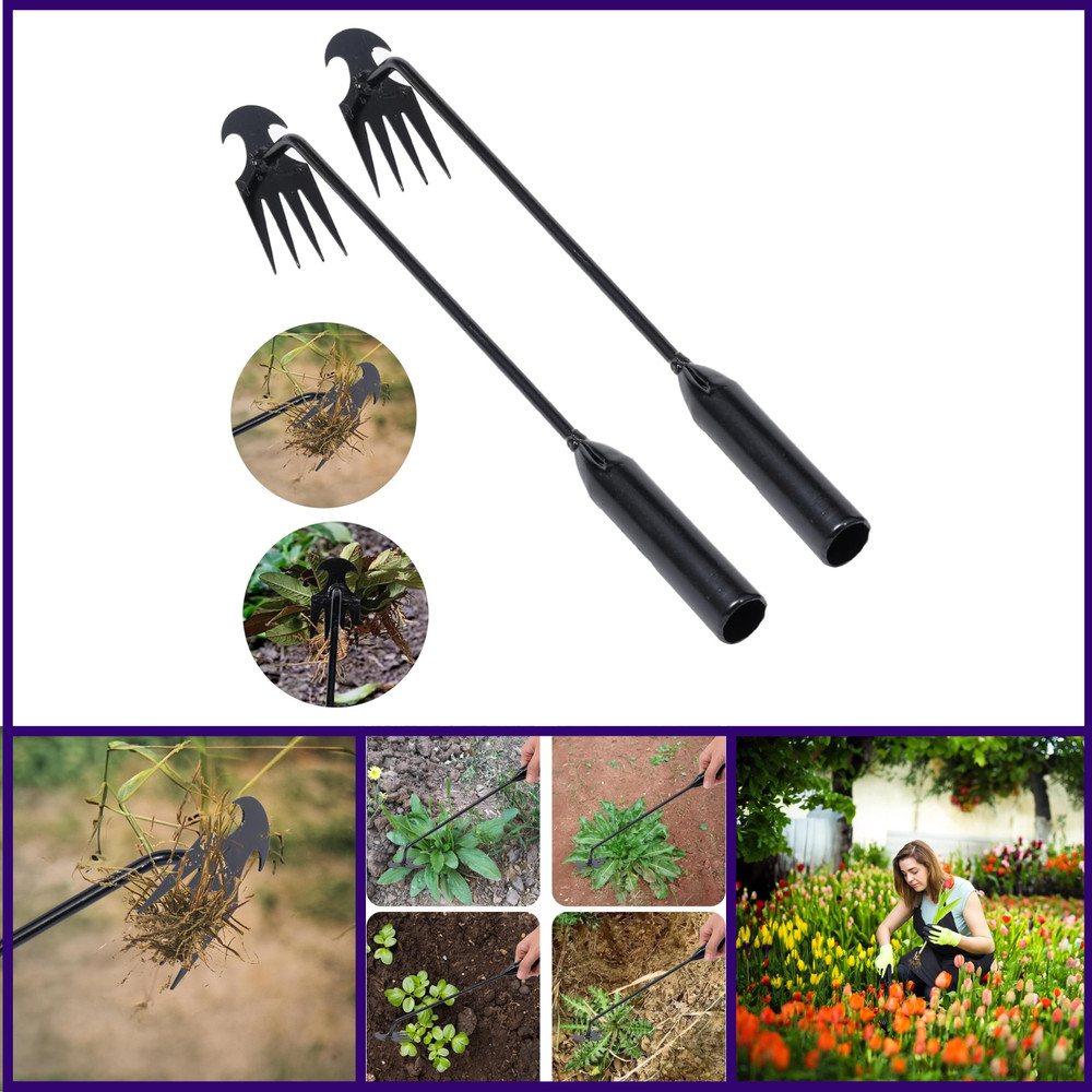Weed Puller Tool Garden Weed Pulling Tool, Portable Garden Weeder Tool Uprooting
