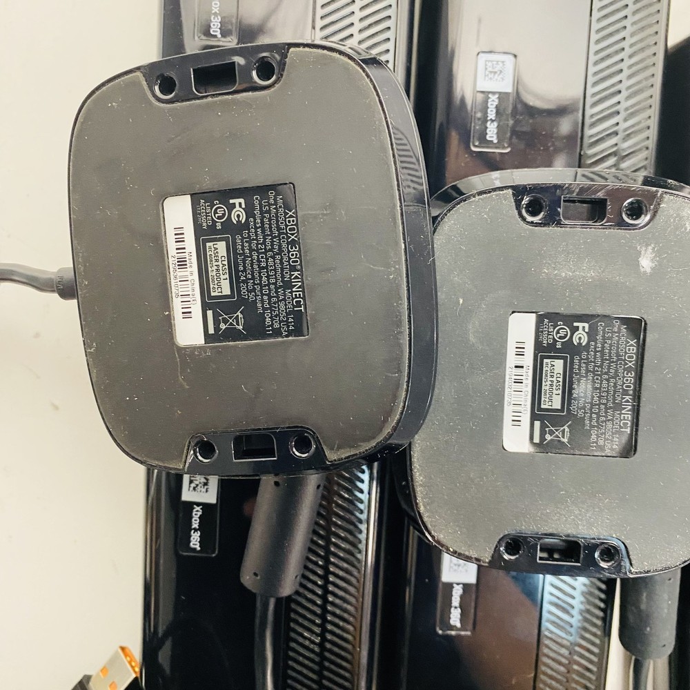 Set of 5 Microsoft Xbox 360 Kinect Sensor Bars- Black