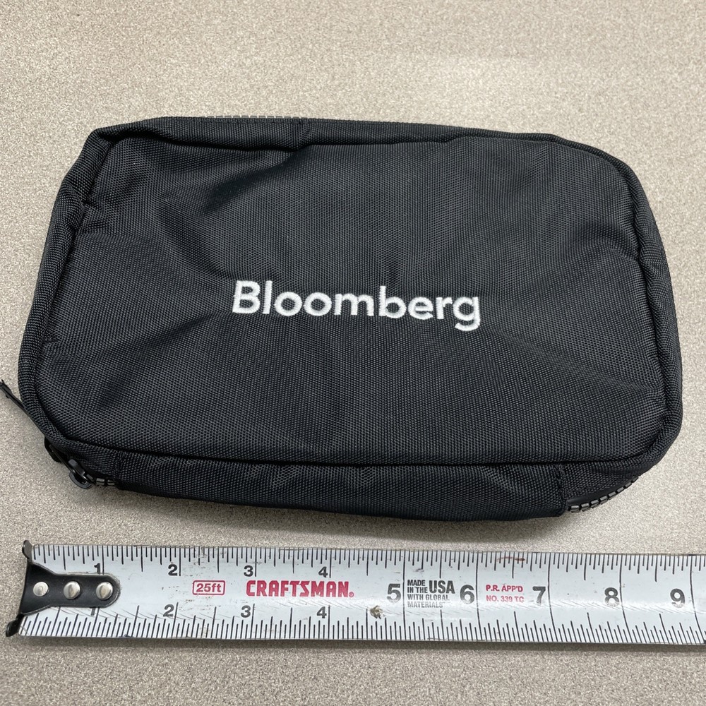 Bloomberg Electronics Tech Bag Cord Organizer Travel Case Zipper