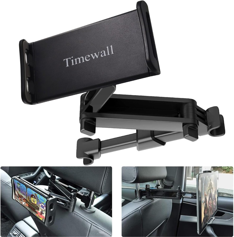 Car Headrest Tablet Mount, Baseat Seat Universal Cell Pe