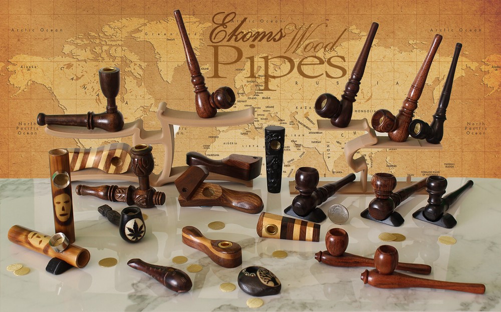 Mini 2 tone Hand Crafted Premium 3" Wood Smoking Pipe
