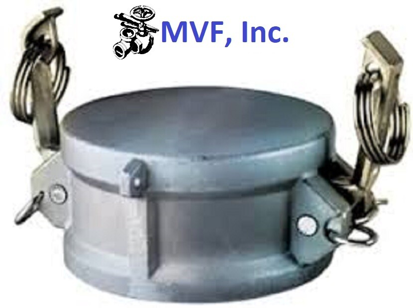 6" Type DC; Dust Cap Coupler Aluminum Hose Fitting Camlock DC600IAL