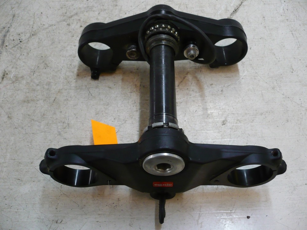 APRILLIA 2000 00 RSV 1000 MILLE UPPER LOWER TRIPLE TREE FORK CLAMP + IGN SWITCH