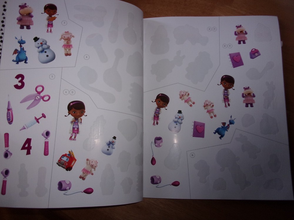 Disney Junior Sticker Book Treasury Partly Used 2013
