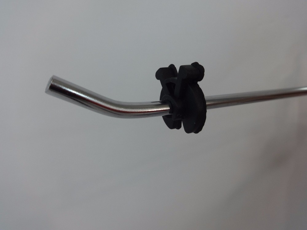 Qty. 25 Black Squeezable Inventory Control Clip Wire Grid Peg Hook