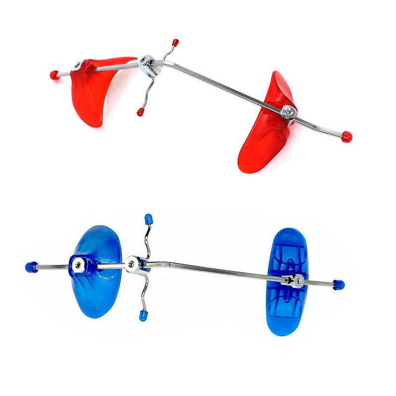 Dental Orthodontic Forward Pull Face Single Bar Pull Headgear Red/Blue
