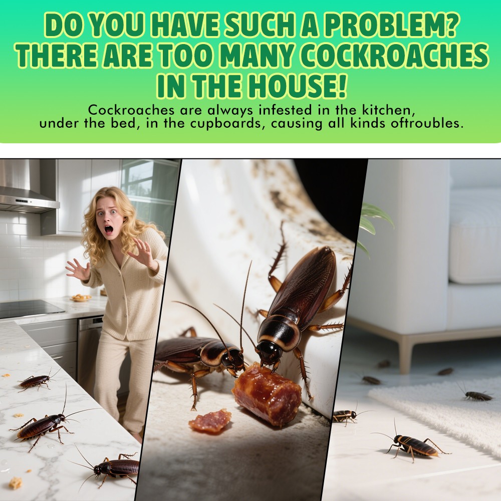 Powerful Roach Killer Cockroach Traps for Indoor & Outdoor Infestation Control