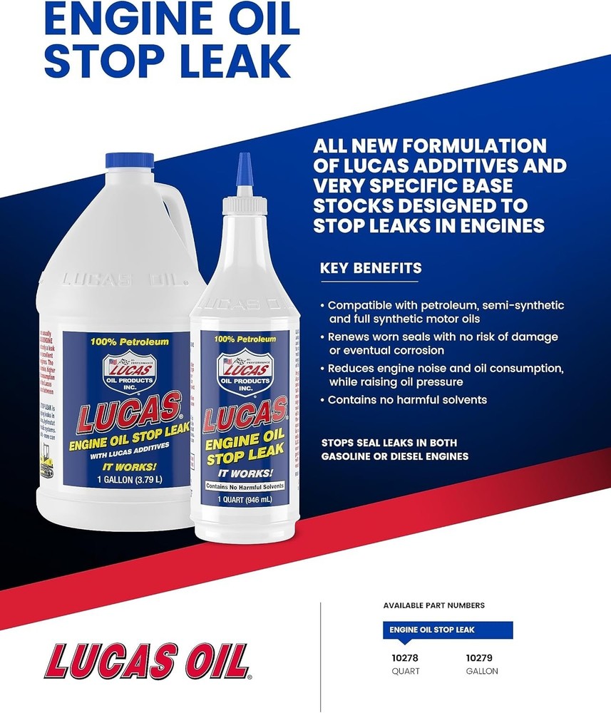 10278 Engine Oil Stop Leak - 1 Quart