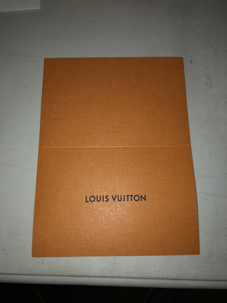 10 Pc Lot LOUIS VUITTON Gift Card Envelopes Packaging Invoice Folder Tag