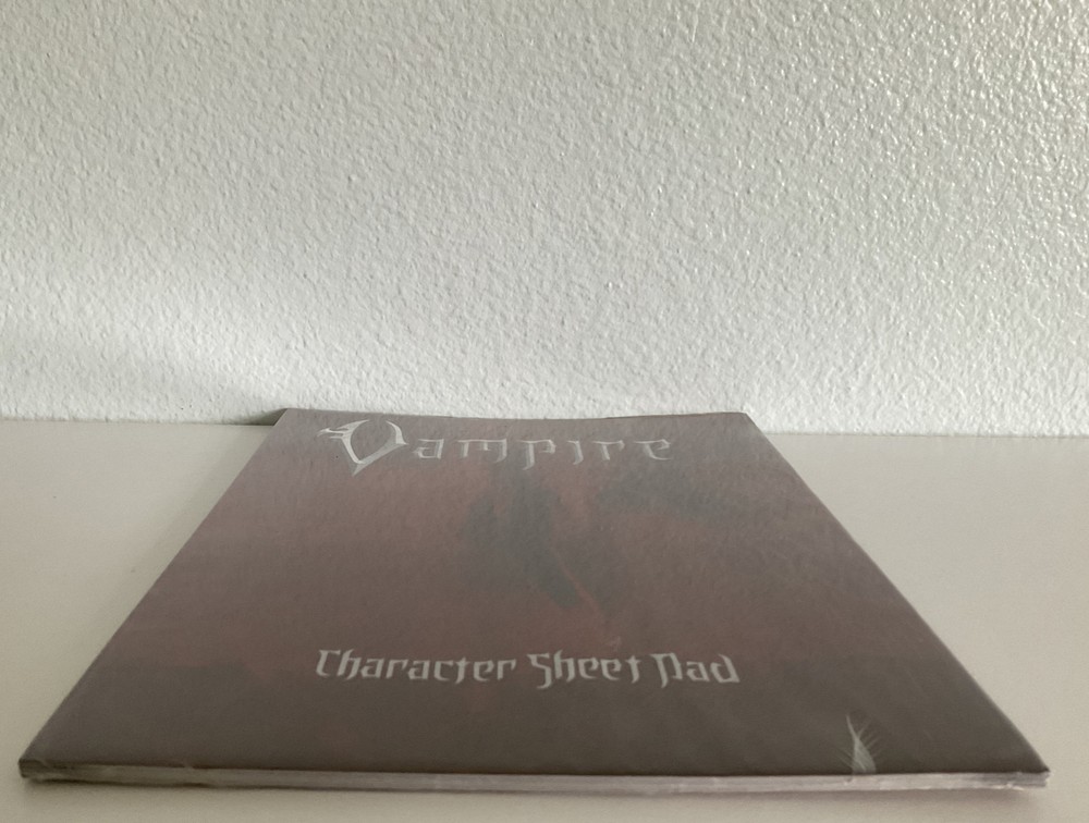 Vampire: The Requiem - Character Sheet Pad