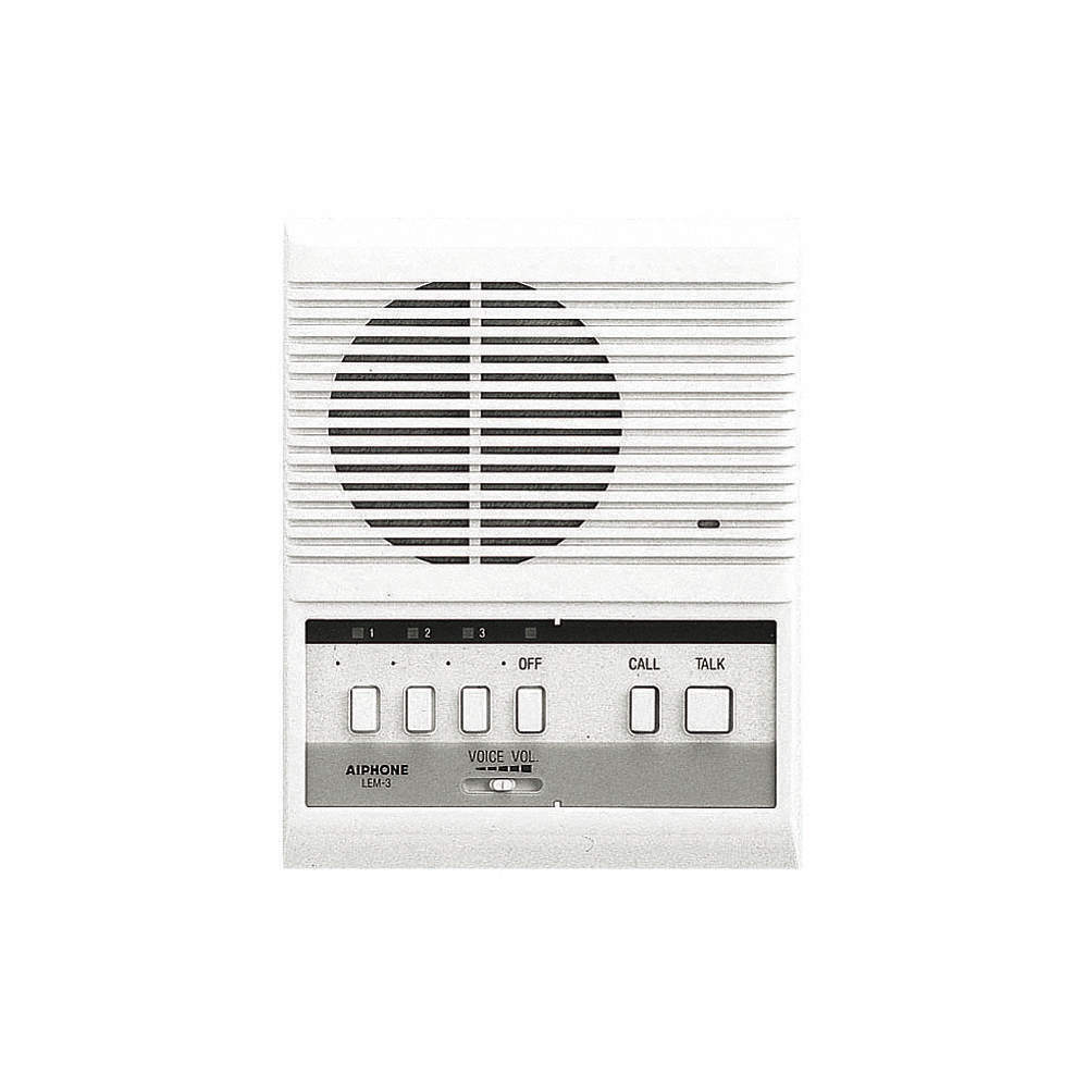 Aiphone LEM-3 Open Voice Selective Call Intercom Speaker (connect 3 devices)