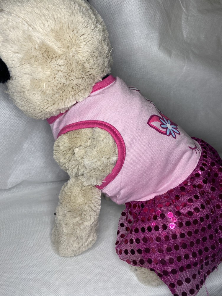 Unicorn Pink Tutu For Dog Size Small