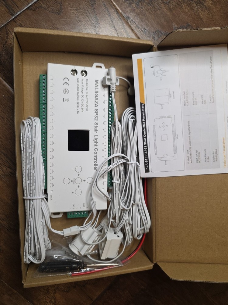 Motion Sensor LED Stair Controller, 32 Channel PIR Motion Sensor Dynamic Stairca