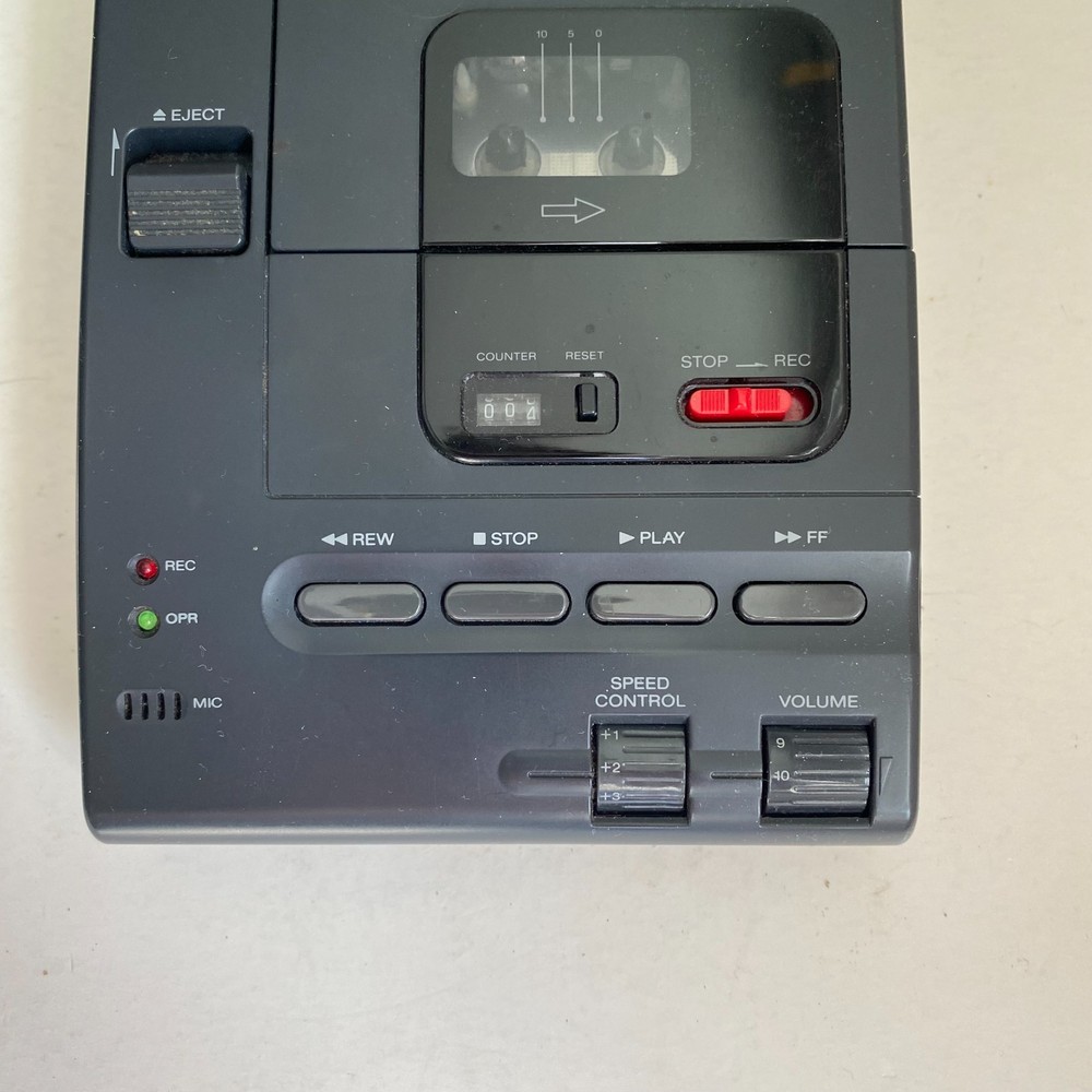 Sony Microcassette Transcriber M-2000 w/AC Power Adaptor Needs Work