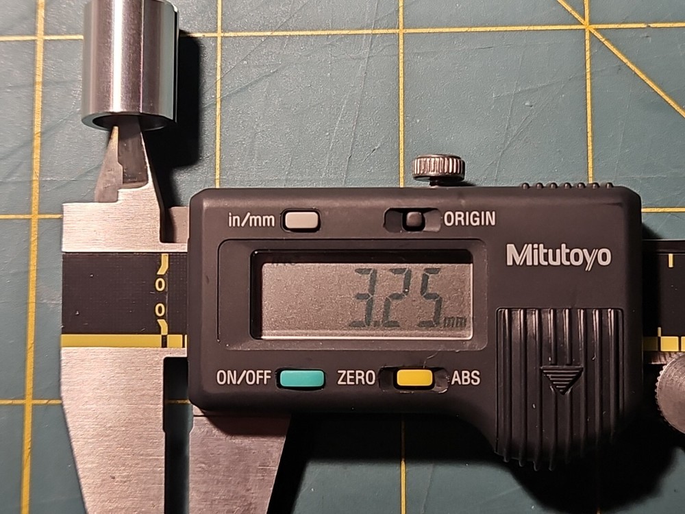 CONTROL PANEL KNOB, ALUMINUM WITH BLACK INDENTED LINE, 2 KNOBS PER PACKAGE