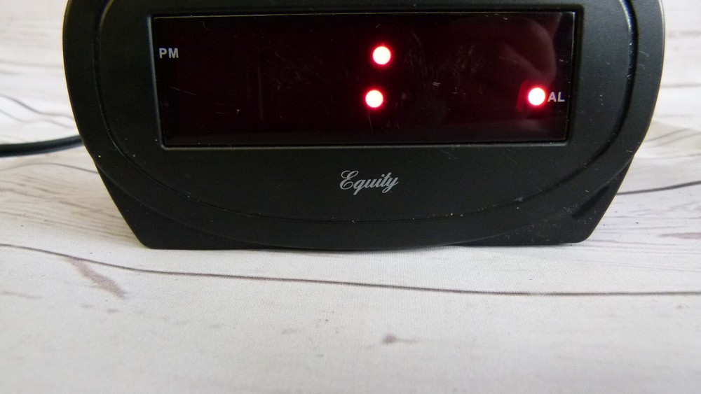 Equity 30228 Electric Red LED Display Digital Alarm Clock