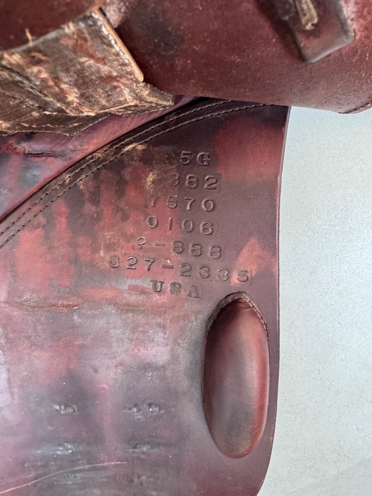 17.5" Tad Coffin A5G Performance Saddle - Grain / Calf - Gorgeous!