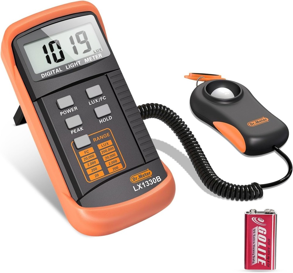 Indoor Outdoor Lighting Intensity Meter