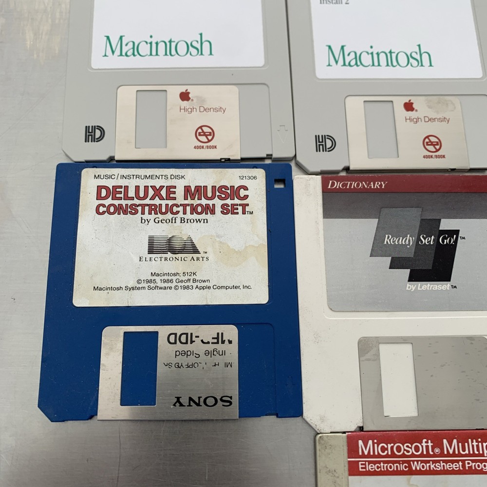 Apple Macintosh Software Floppy Disks