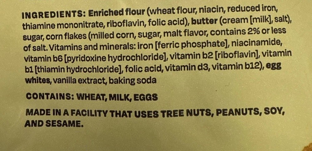 Ohana Crunch Cornflake Cookies 24oz/ea. 2 PACK