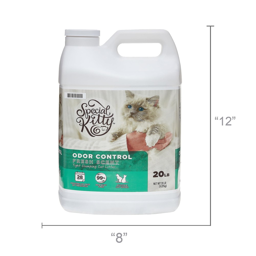 (2 pack) Scoopable Tight Clumping Cat Litter, Fresh Scent, 20 lb,NEW!!!!