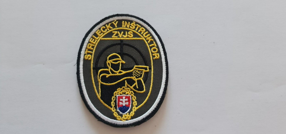 Slovakia Prison guart, Prison Correction unit patch - shooting instructor