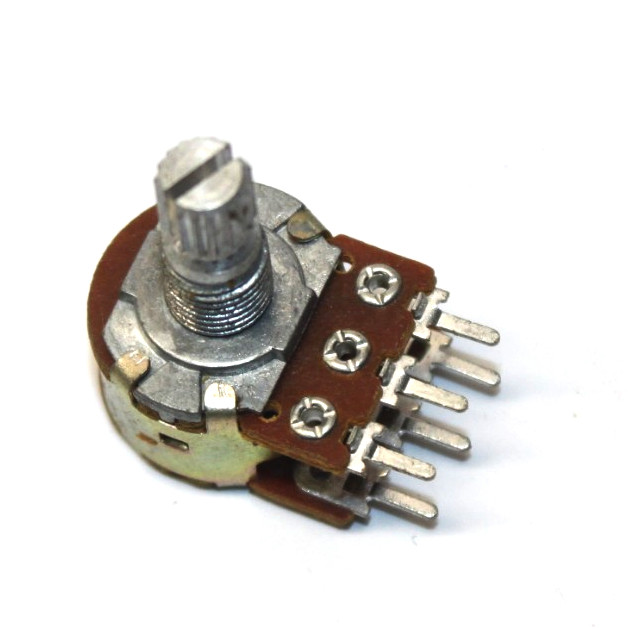 B10K 10K Ohm Single Linear Rotary Taper Potentiometer for Audio Volume Control