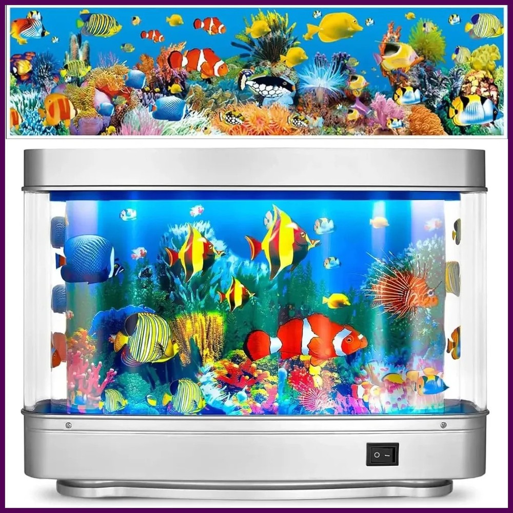 Artificial Tropical Fish Aquarium Motion Lamp Night Light