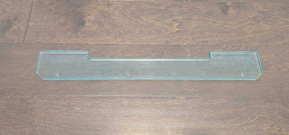 JVL Encore (also Echo) Clear Header/Marquee Plastic