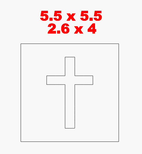 Cross Router Template | DIY Craft & Woodworking Patterns