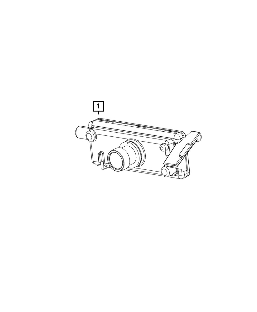 Genuine Mopar Forward Facing Camera 68598780AA