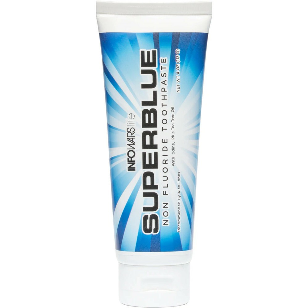 Infowars SUPERBLUE Non-Fluoride Toothpaste