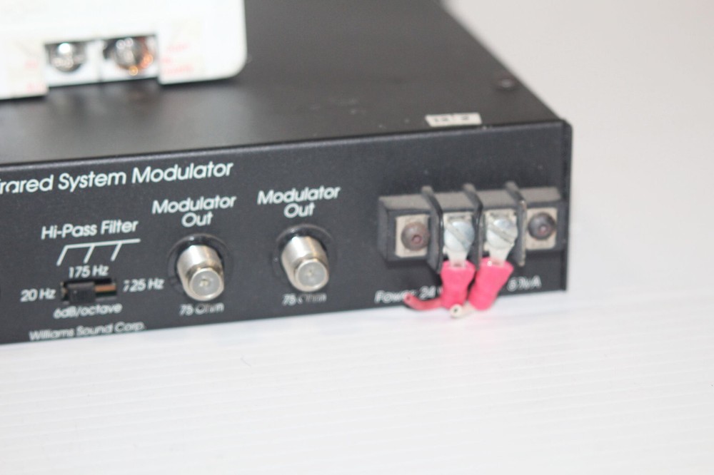 Williams Sound Mod 1 Infrared System Audio Processor Modulator + Power Supply