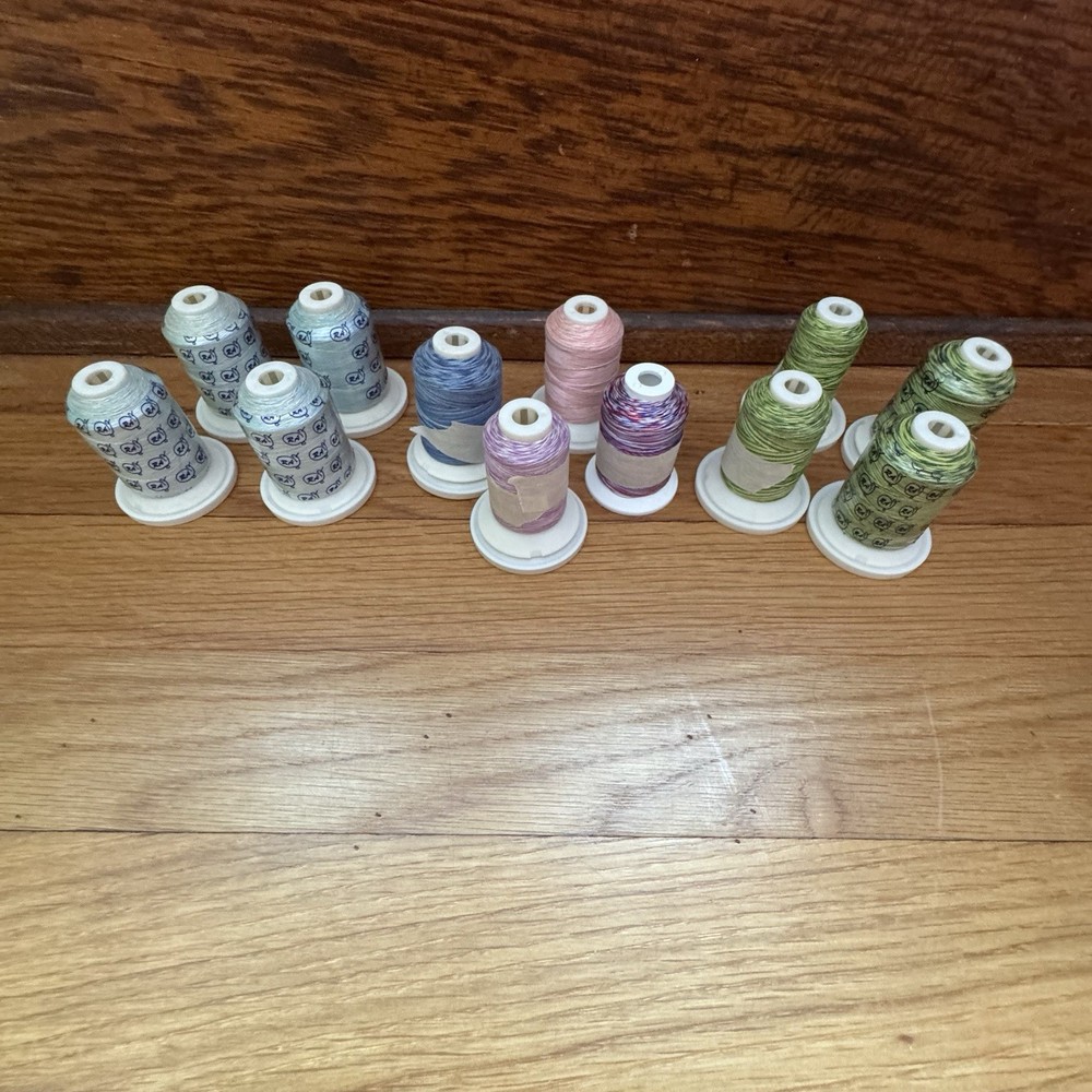 Robinson Anton Thread Lot 12 Spools Various Colors