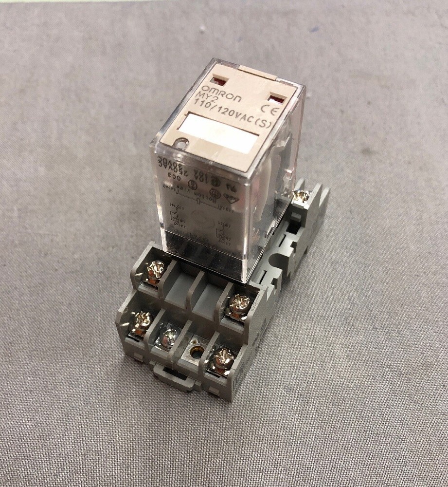 Omron Relay MY2 110/120 VAC With Base