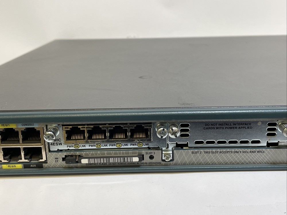 CISCO 2801 Integrated Service Router W/ Rack Ears