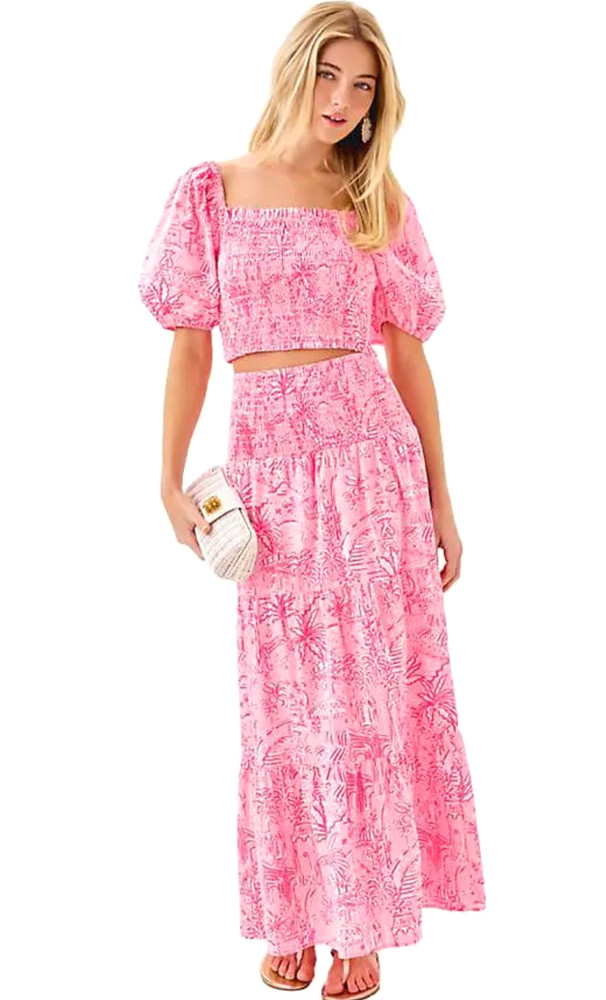 NWT LILLY PULITZER SIZE MEDIUM ASTON MAXI SET *PENNYS PLAYGROUND*🌸