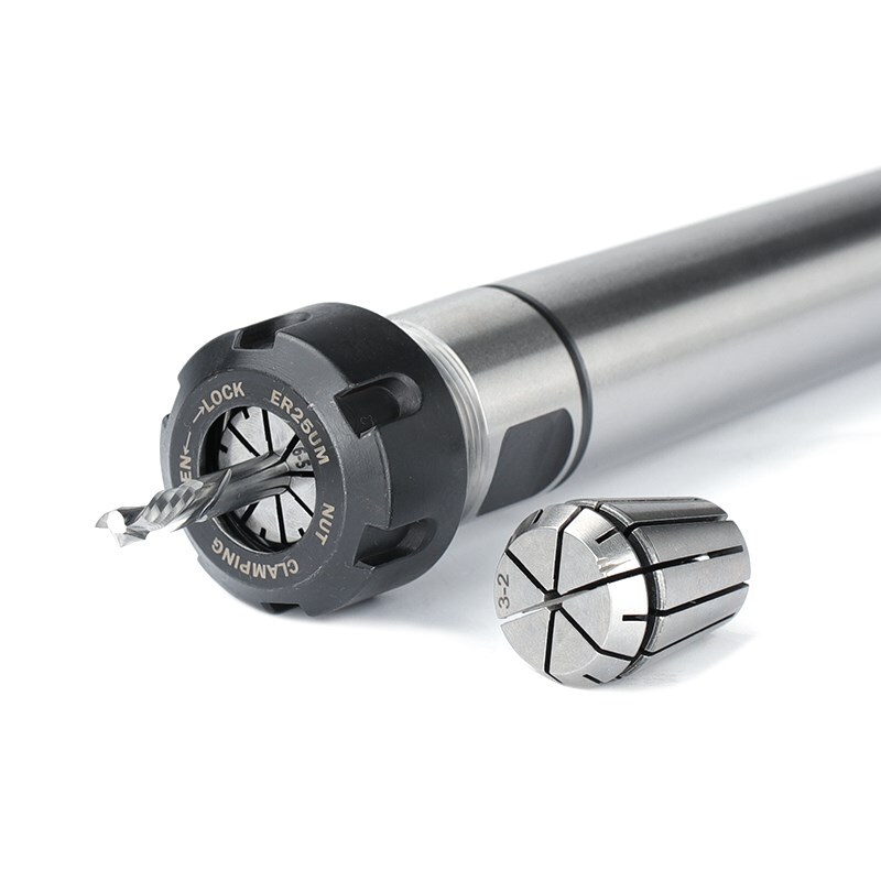 Pattern taper handle # 4 milling machine handle +9pc ER25-3mm~16mm Collect Chuck