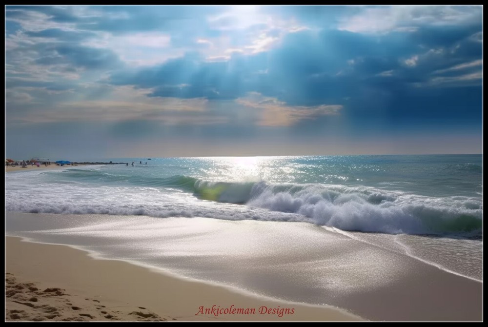 Aqua Blue Morning - DIY Chart Counted Cross Stitch Patterns Needlework DMC Color