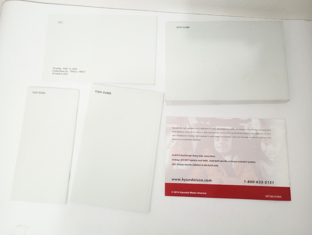 2015 Hyundai Elantra Owners Handbook