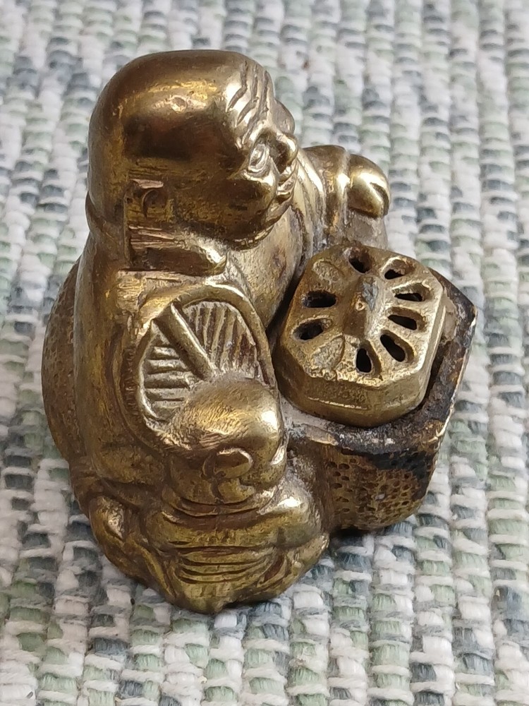 Brass Buddha Incense Burner