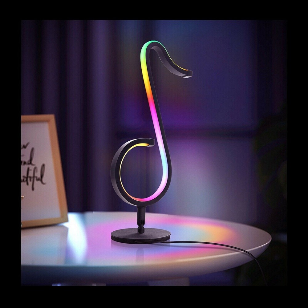 PulseBeat: Music Note RGB LED Lamp