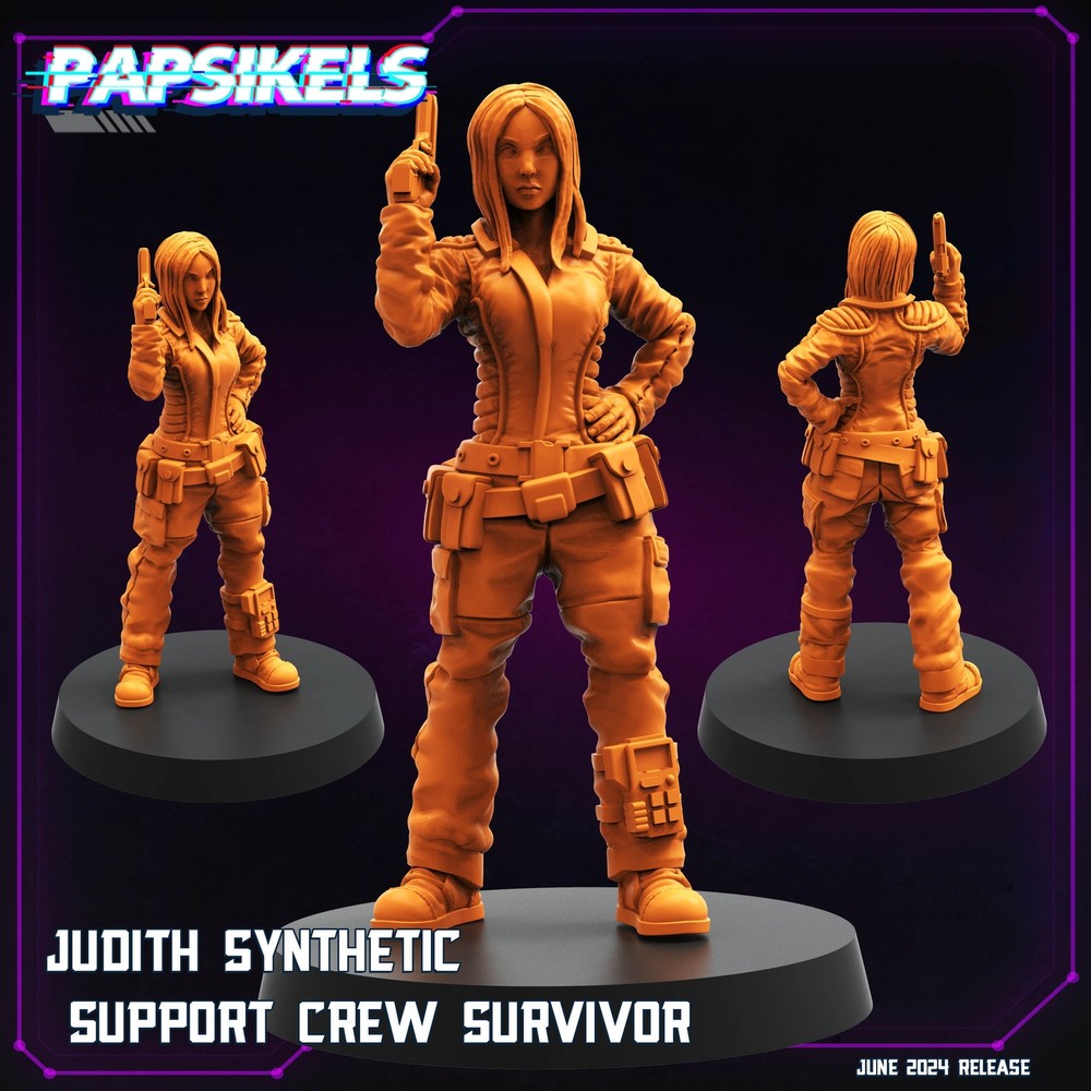 3D Printed Papsikels Judith Synthetic Support Crew Survivor JUNE 2024 TRIBES -