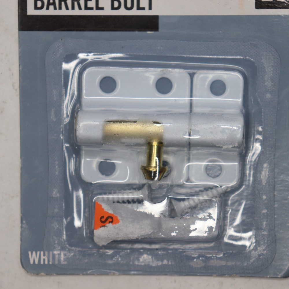 Everbilt 2 in. White Window Bolt
