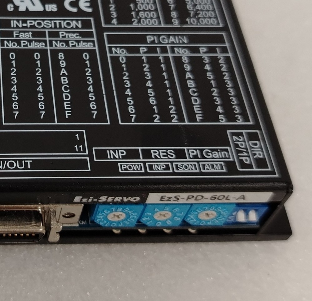 Fastech EzS-PD-60L-A Ezi-Servo Closed Loop Stepping System
