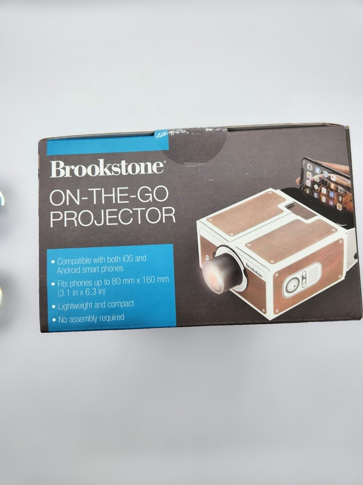 Brookstone On-The-Go Portable Phone Projector