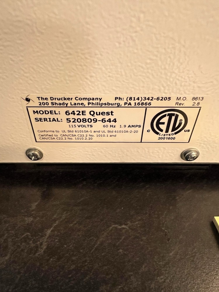 QUEST HORIZON MINI E CENTRIFUGE WITH INSERTS Tested