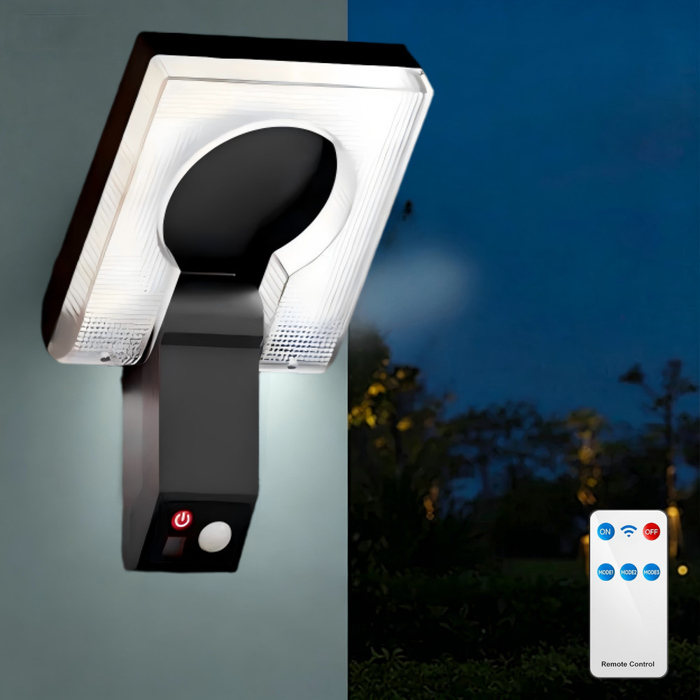 Foldable LED Solar Lights Outdoor Motion Sensor Security Garden Yard Wall Lamps