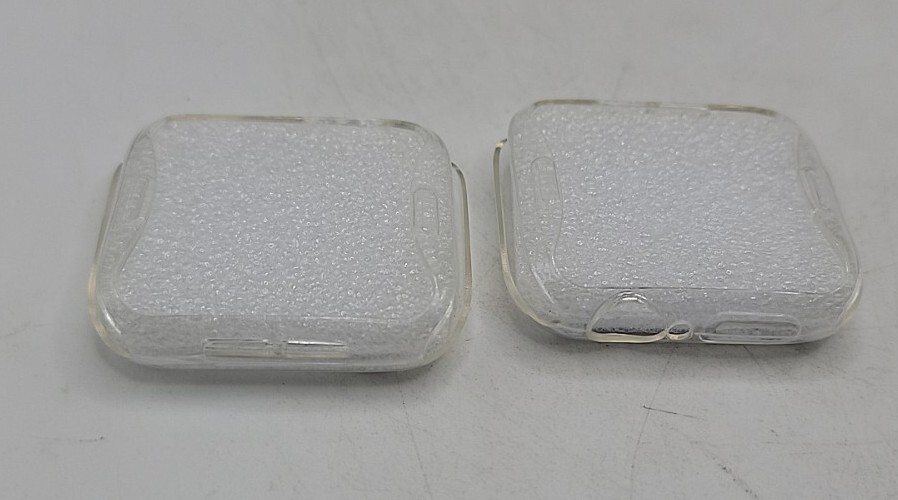 Apple Watch 44 mm 2pc Bumper Case by Julk, Transparent. New
