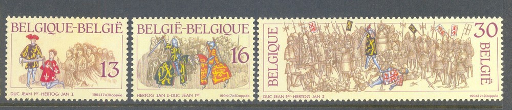 BELGIUM 1994 history MNH**  2552/54
